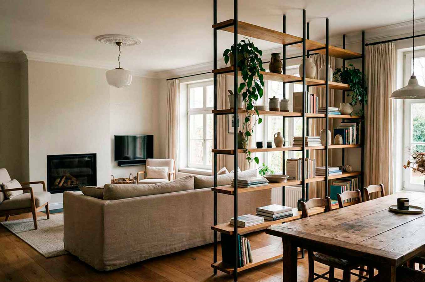 Com separar ambients de manera creativa i funcional